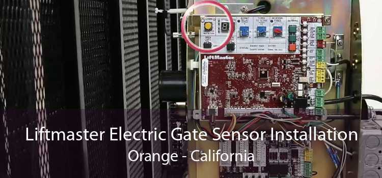 Liftmaster Electric Gate Sensor Installation Orange - California