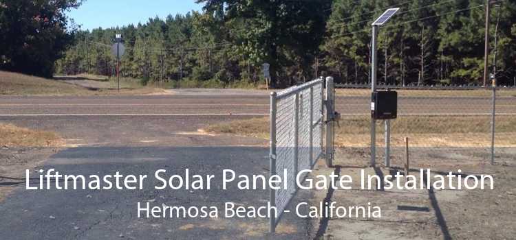 Liftmaster Solar Panel Gate Installation Hermosa Beach - California
