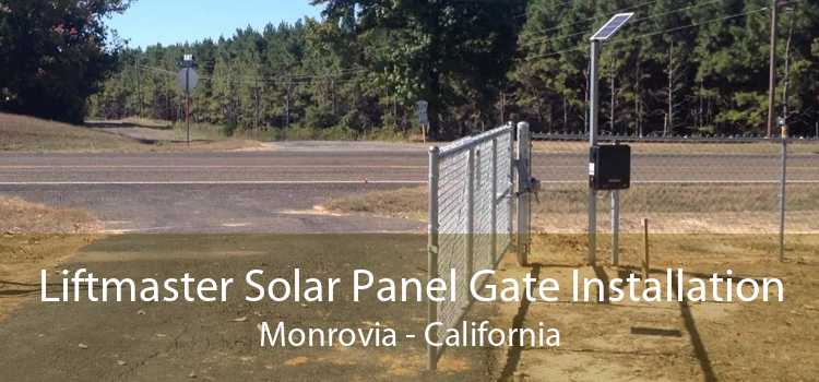 Liftmaster Solar Panel Gate Installation Monrovia - California