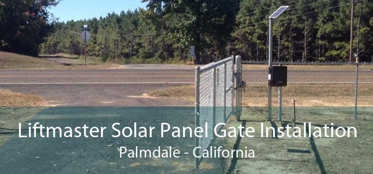 Liftmaster Solar Panel Gate Installation Palmdale - California