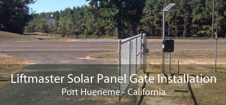 Liftmaster Solar Panel Gate Installation Port Hueneme - California