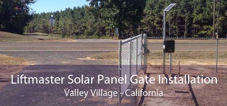 Liftmaster Solar Panel Gate Installation Valley Village - California