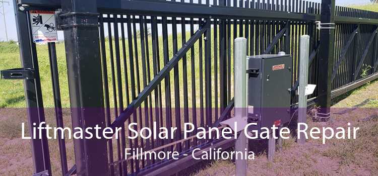 Liftmaster Solar Panel Gate Repair Fillmore - California
