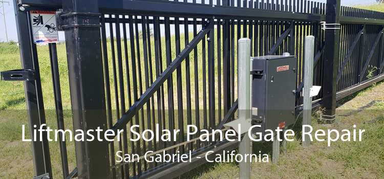 Liftmaster Solar Panel Gate Repair San Gabriel - California