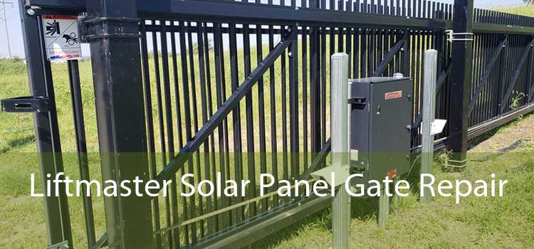 Liftmaster Solar Panel Gate Repair 